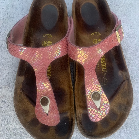 Pink Mermaid Birkenstock Gizeh - Picture 4 of 15